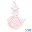Knuffeldoekje met Apenhoofd Roze ( momenteel niet op voorraad)
