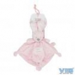 Knuffeldoekje met Konijnenhoofd Roze