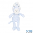 Pluche Aap Groot 35cm 'Very Important Monkey' Blauw