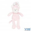 Pluche Aap Groot 35cm 'Very Important Monkey' Roze
